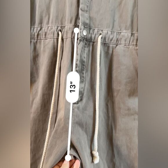 One Teaspoon Starship Jumpsuit in Dark Khaki M NWOT - Picture 5 of 15
